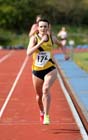 Sarah McDonald wins the 800 metres, Shildon Track and Field.